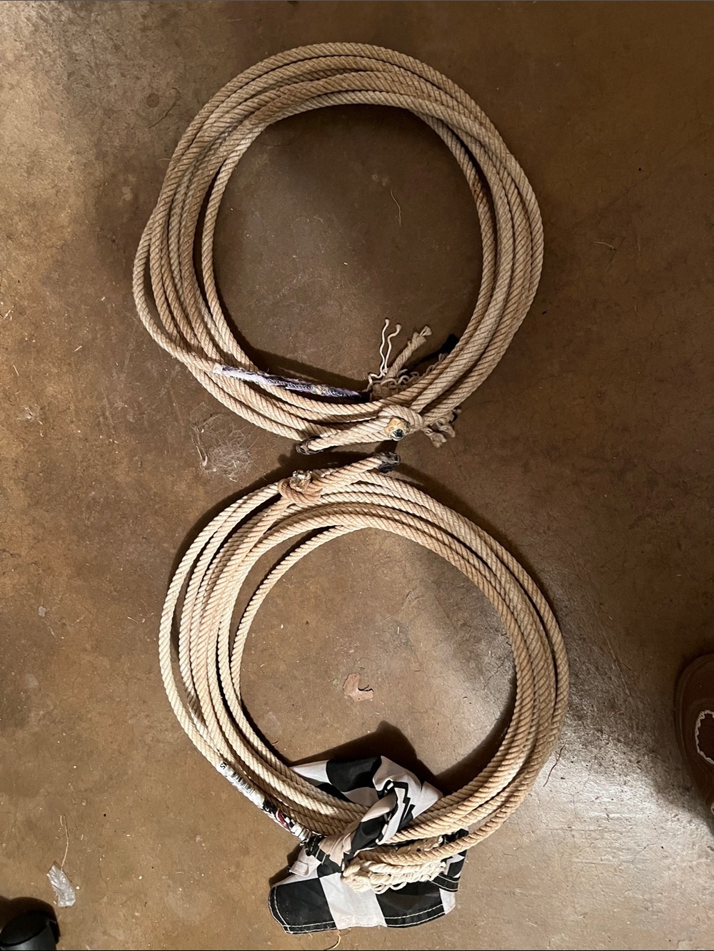 Natural Tan Cowboy Lariat Rope - Durable Men’s Accessory